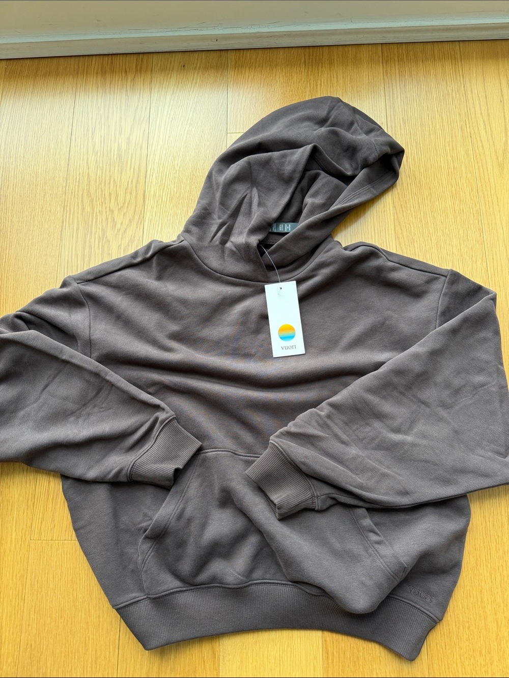 Vuori Sedona Hooded Sweatshirt in Brown